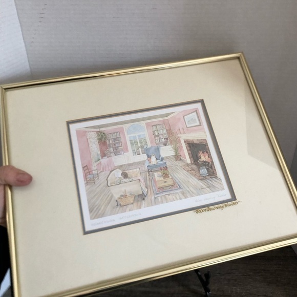 Canadian Artist Helen Downing Hunter Signed and Titled Framed Art - Picture 10 of 15